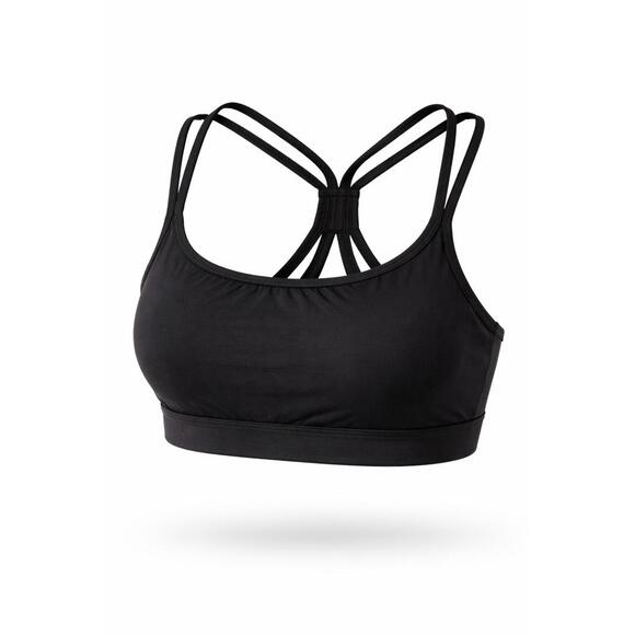Halara Other - NWT Halara Strappy Back Sports Bra Black Size Medium